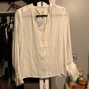 NEVER WORN- white blouse